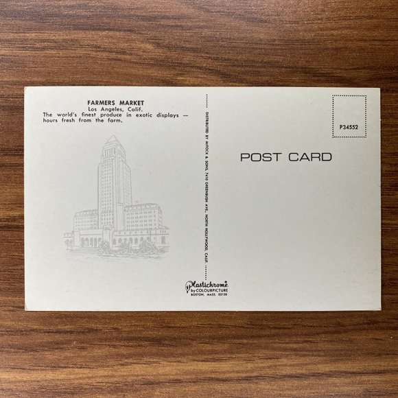 Vintage LA California Souvenir Travel Postcard - Picture 4 of 8